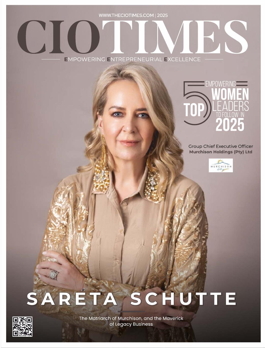 Sareta Schutte in Top 5 Empowering Women Leaders to Follow in 2025