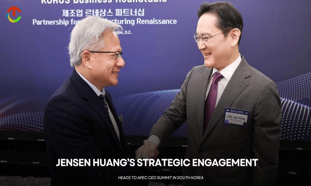 Jensen Huang Heads to APEC CEO Summit in South Korea