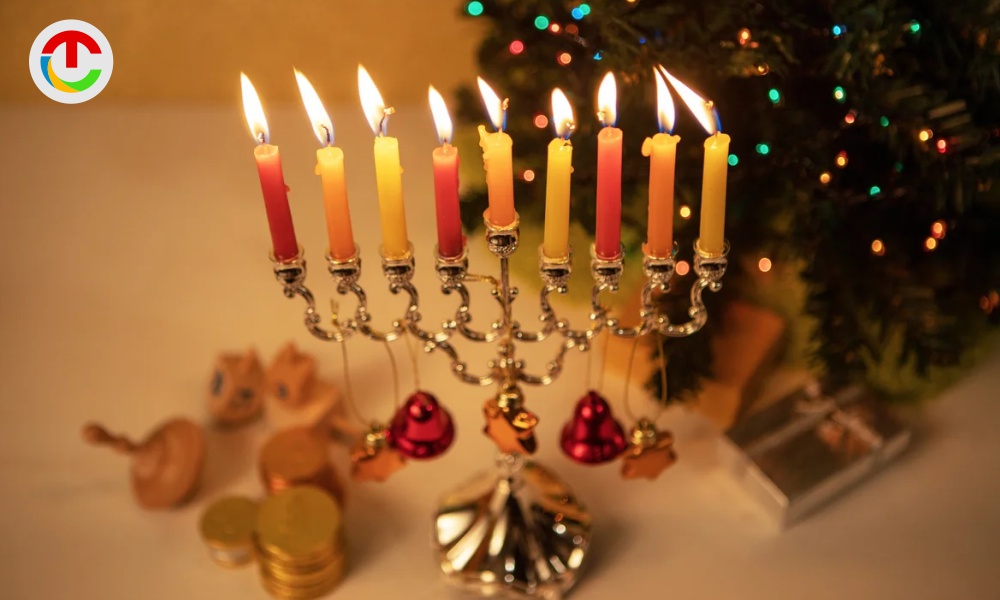 Hanukkah candles