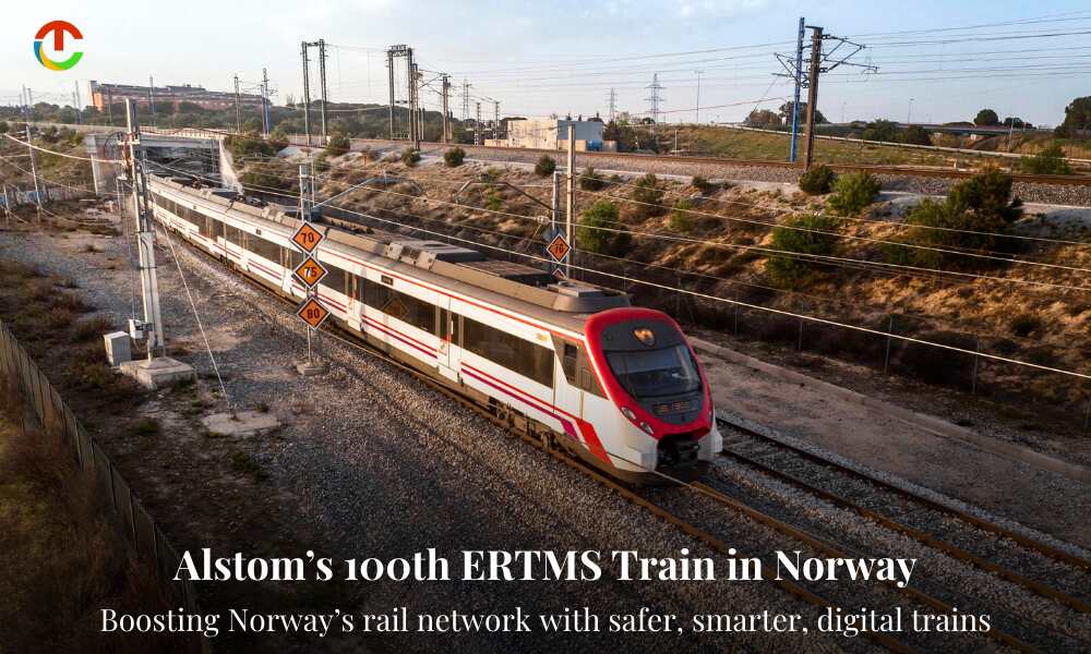 Alstom Advances Norway’s Digital Rail Network with 100th ERTMS Train