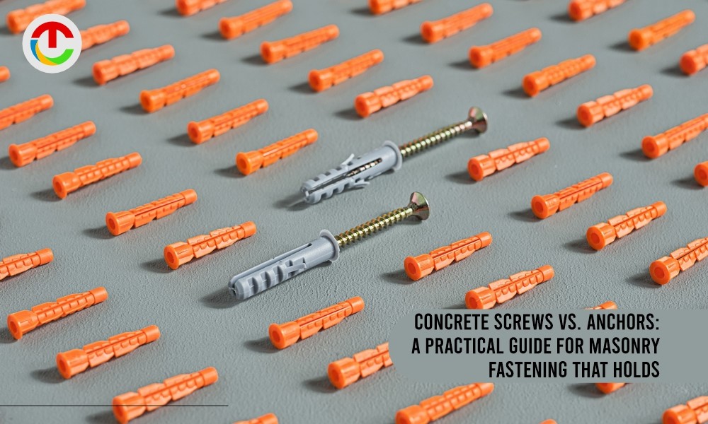 Concrete Screws vs. Anchors : Masonry Fastening That Holds | CIO Times Magazine