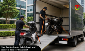 How Professionals Safely Load and Secure a Bike for Transport