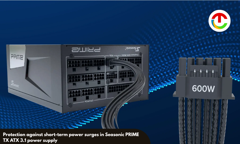 Protection against short-term power surges in Seasonic PRIME TX ATX 3.1 power supply